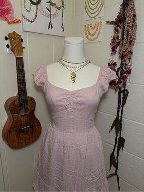 Hollister Light Pink Mini Dress